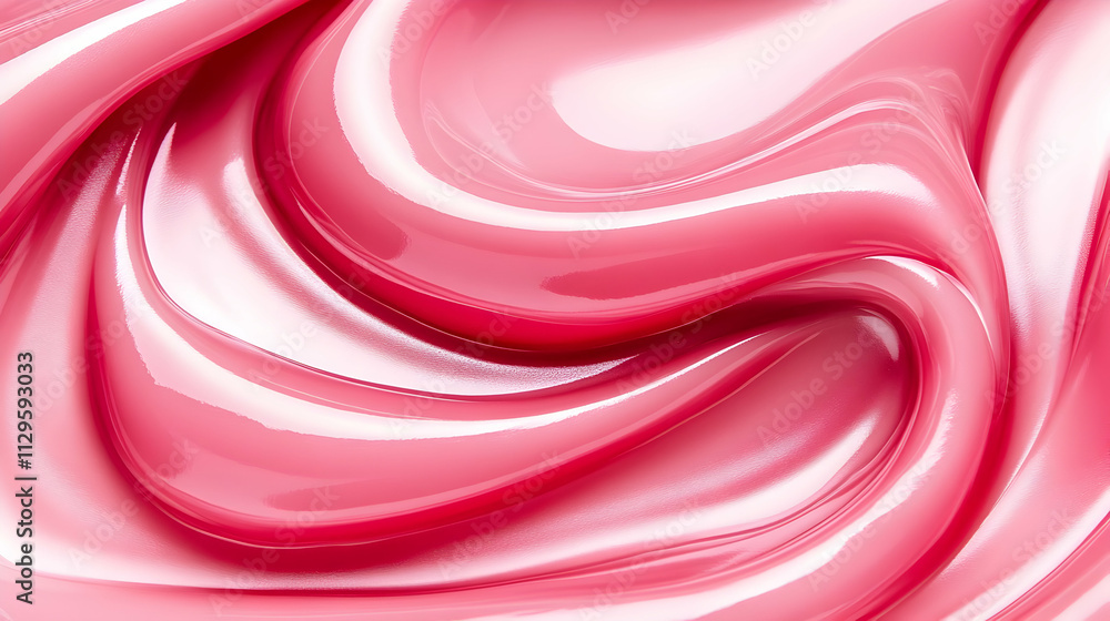 Obraz premium Abstract pink and white swirl pattern.