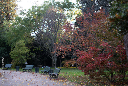 Jardin remarquable Placide Massey, paysagiste du roi, à Tarbes, Hautes-Pyrénées, Occitanie, France