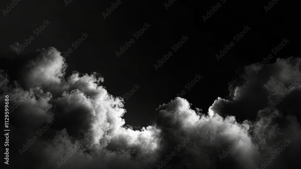 Dark Storm Clouds with Dramatic Contrast. Dark Storm Clouds with Dramatic Contrast.