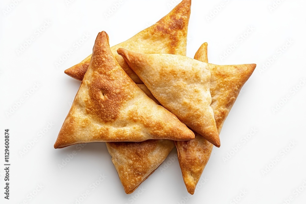 Delicious pita bread pieces on a light backdrop Delicious pita bread pieces on a light backdrop