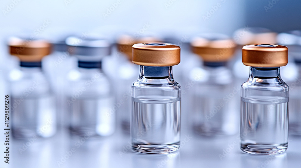 medical vials on a production line, symbolizing pharmaceutical manufacturing, precision, healthcare, and the importance of science in developing life-saving medications medical vials on a production line, symbolizing pharmaceutical manufacturing, precision, healthcare, and the importance of science in developing life-saving medications