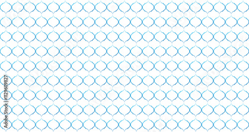 seamless pattern with net and waves