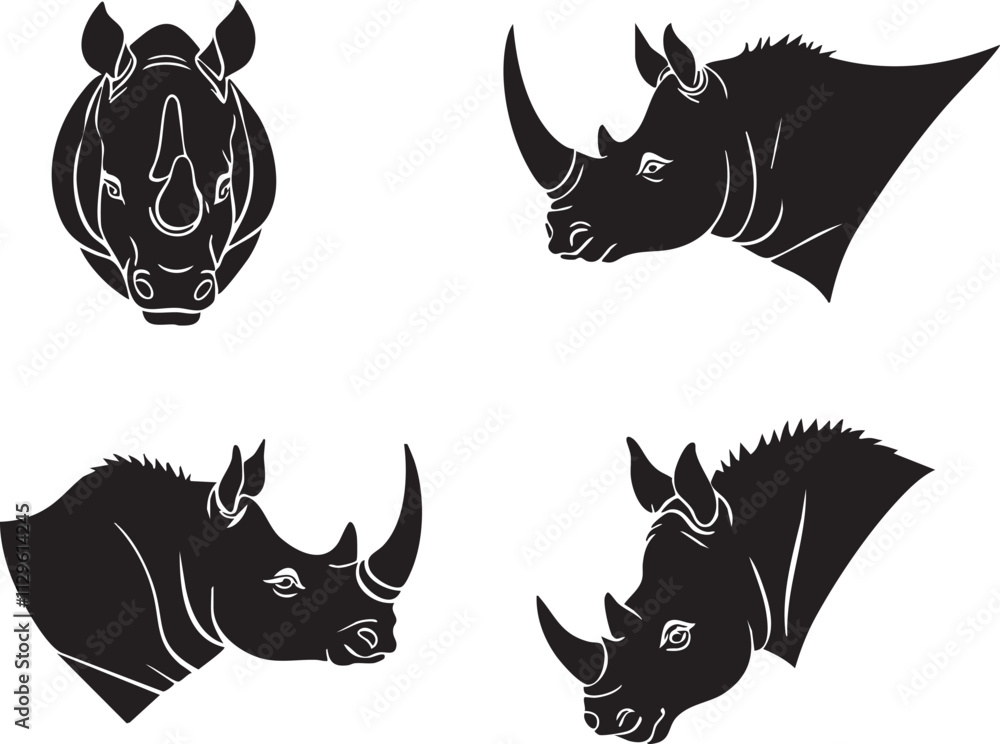 Stylized Rhino Icon for Wildlife Projects
Stylized Rhino Icon for Wildlife Projects