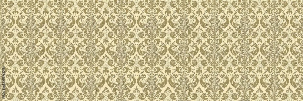 Elegant seamless damask wallpaper design with intricate floral motifs and ornate patterns, background, wallpaper, interior Elegant seamless damask wallpaper design with intricate floral motifs and ornate patterns, background, wallpaper, interior