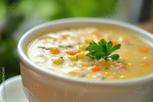 Plakat w ramie Nutritious corn chowder