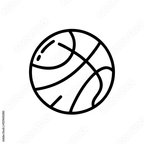 Basketball icon for recreational play