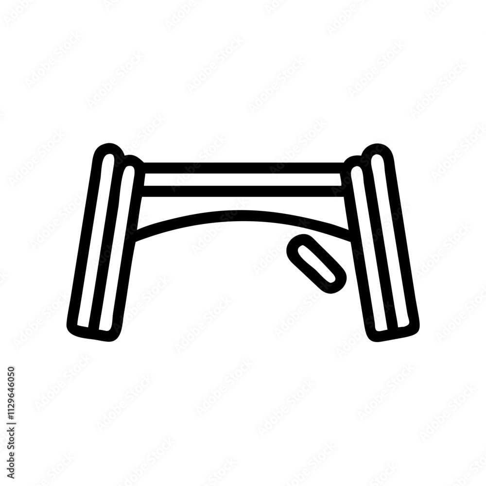 Fototapeta premium Crossbar icon