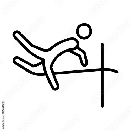 High jump icon