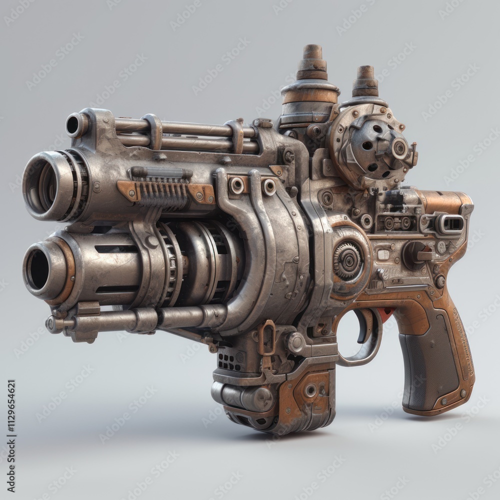 Stylized and Fantasy Gun - 3D Design - Sci-Fi / Futuristic / Cyberpunk / Steampunk Stylized and Fantasy Gun - 3D Design - Sci-Fi / Futuristic / Cyberpunk / Steampunk