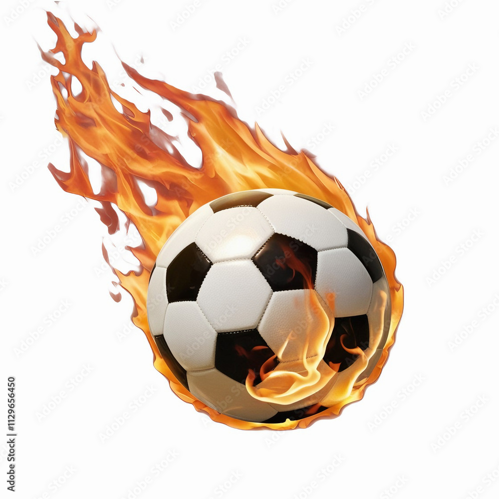 Fototapeta premium burning ball