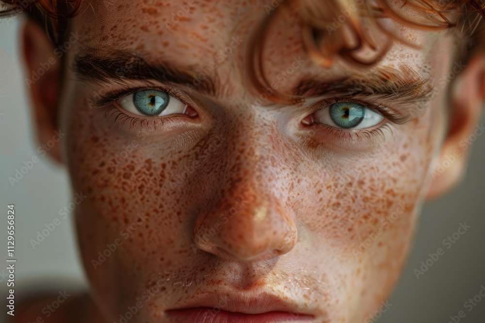 Close up portrait of handsome young man Close up portrait of handsome young man