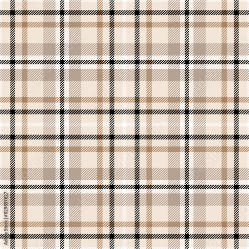 Plaid seamless pattern. Check line. Repeating tartan checks design. Repeated scottish stripe flannel. Scotland fabric prints. Gingham twill lattice. Repeat ekose weave plaids. Vector illustration photo