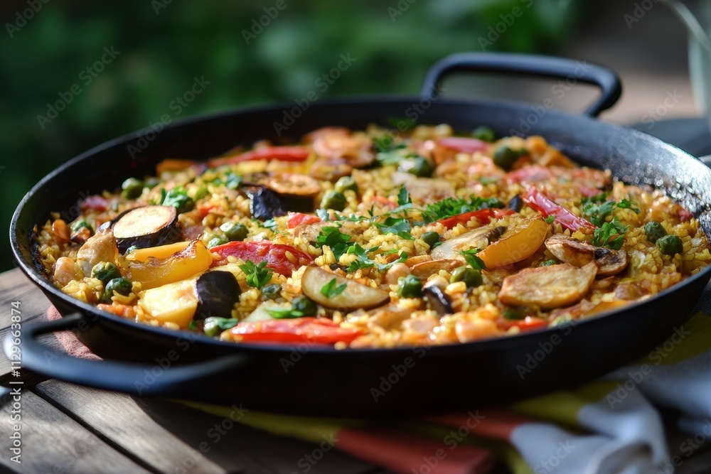 Fototapeta premium Veggie rice dish
