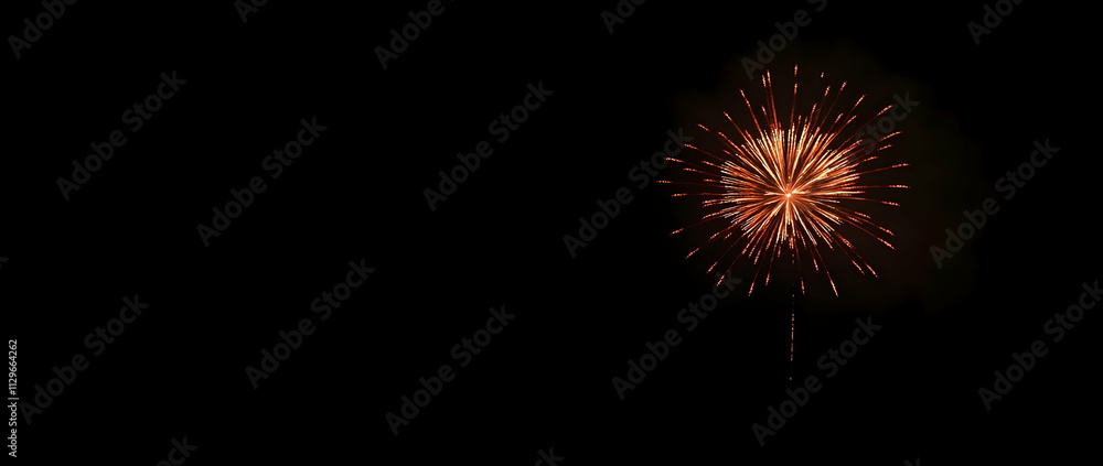 Explosive firework display on a dark black sky, perfect for celebrating New Year’s Eve, Silvester, or festival backgrounds, AI Generated Explosive firework display on a dark black sky, perfect for celebrating New Year’s Eve, Silvester, or festival backgrounds, AI Generated