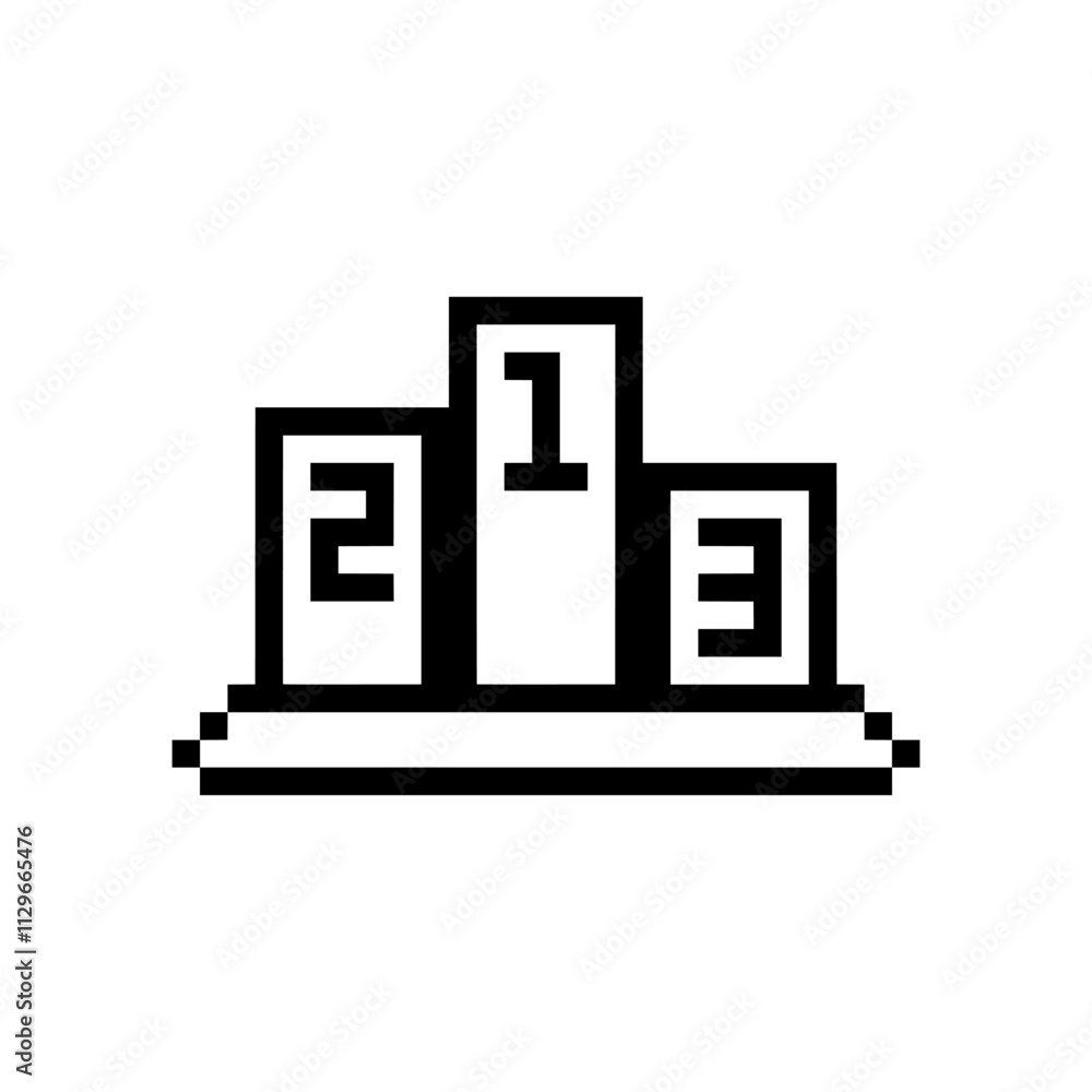 winner podium sport pixel art winner podium sport pixel art