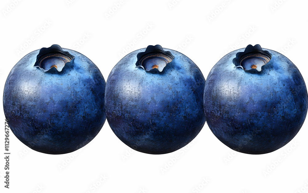 Fresh blueberries, isolated on white background, clipping path,, AI Generated Fresh blueberries, isolated on white background, clipping path,, AI Generated