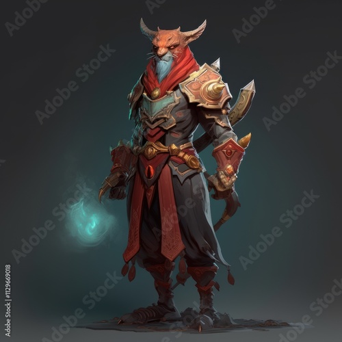 Stylized and Fantasy Hero Character - 3D Design - Dota2 Style photo