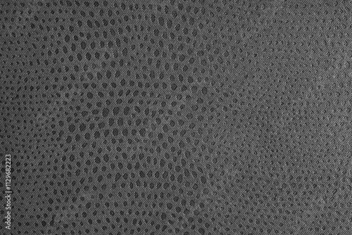 Wallpaper Mural Cloth structure of  jacquard black fabric with abstract shabby spotted embossed texture closeup, macro. Upholstery, decorative cloth structure, home decor canvas. Background, backdrop, wallpaper. Torontodigital.ca