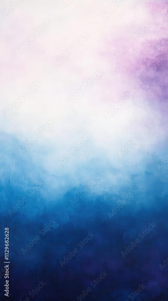 Naklejka premium Pastel Abstract Composition with Soft Textured Brushstrokes in Peach, Purple, and Green Hues