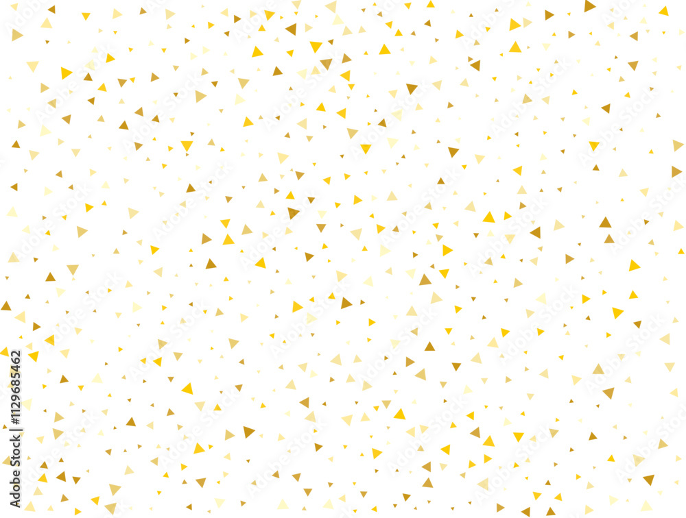Luxury Gold Triangular Confetti Background. Vector illustration Luxury Gold Triangular Confetti Background. Vector illustration