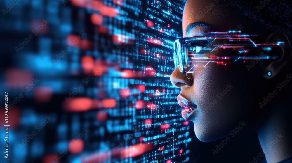 Insightful analysis on cyber threats by a skilled African American IT specialist, emphasizing AIs role in security. Insightful analysis on cyber threats by a skilled African American IT specialist, emphasizing AIs role in security.