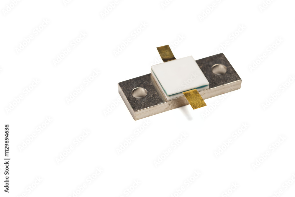 Fototapeta premium 250W 50ohms DC-3GHz RF Termination Resistor Microwave Fiction Load. White background