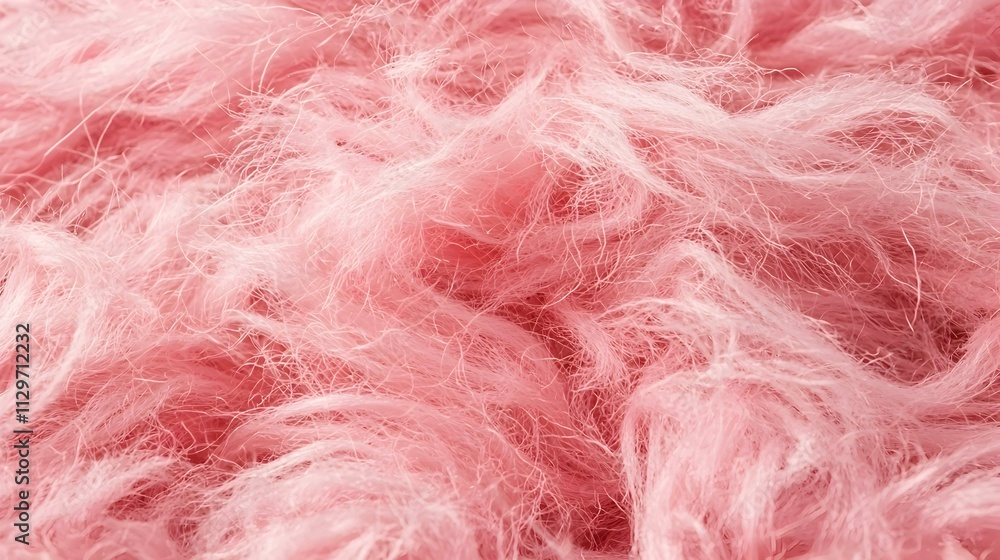 Obraz premium Close-up of soft pink fluffy texture. Perfect for backgrounds, websites, and design projects.