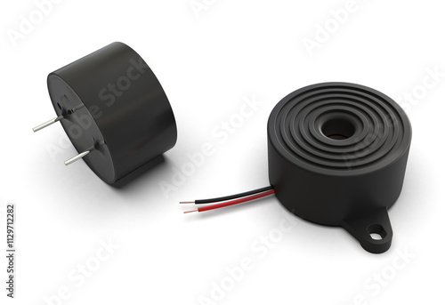 Piezoelectric buzzer.