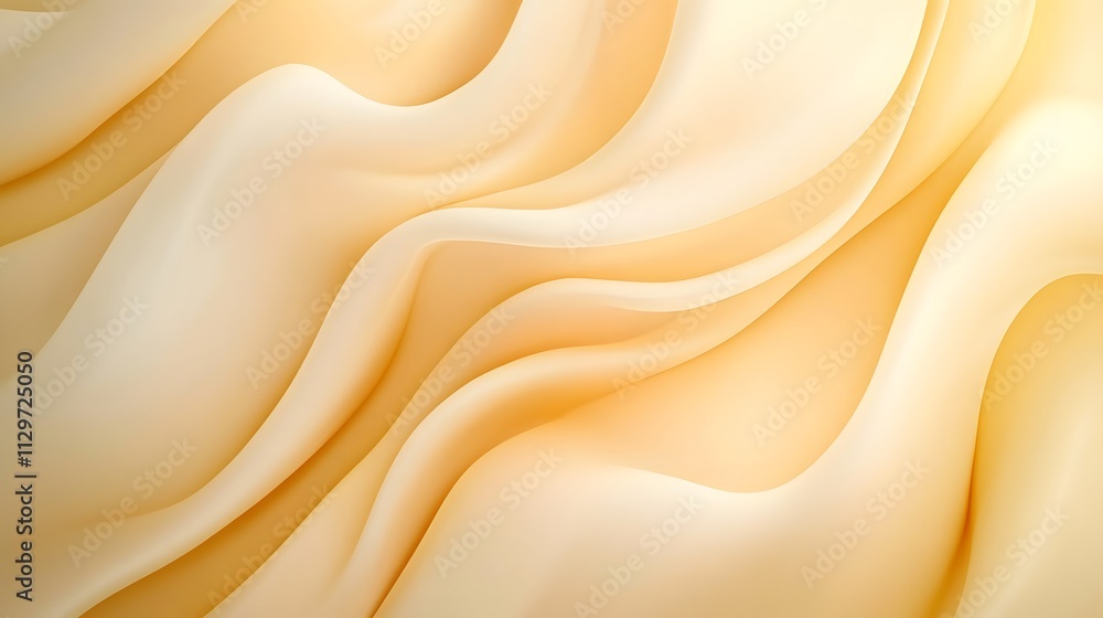 Abstract Draped Pale Yellow Fabric Texture Abstract Draped Pale Yellow Fabric Texture
