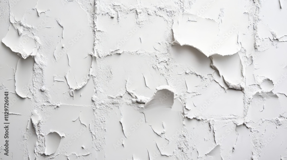 Obraz premium Panorama blank concrete white rough wall for background. beautiful white wall surface background pattern. space background. Ultra realistic. Photorealistic