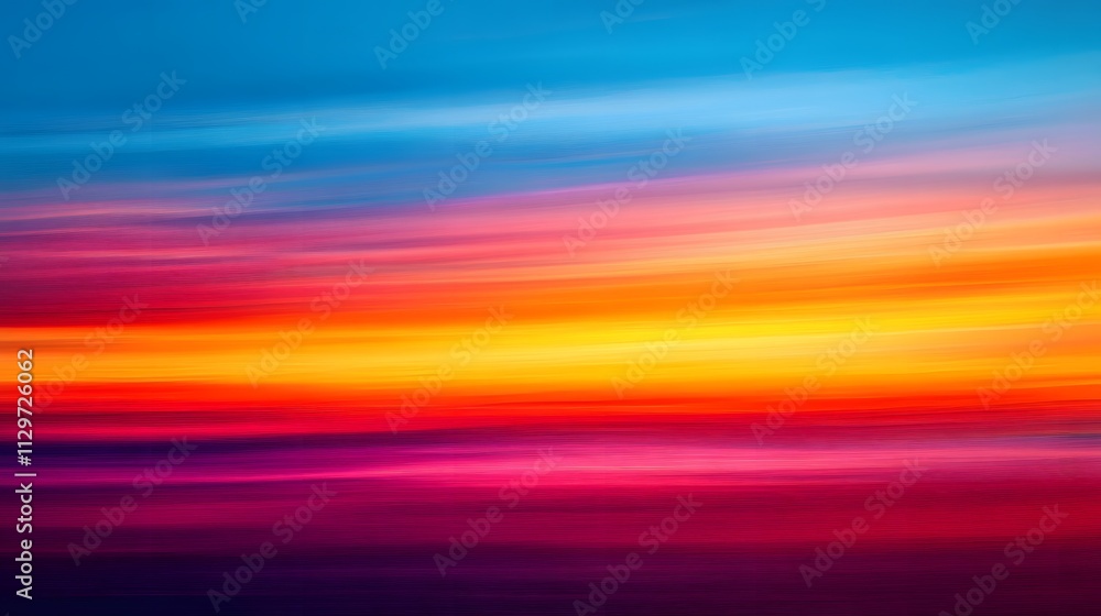Abstract Colorful Sunset Sky Hues Blending Seamlessly Abstract Colorful Sunset Sky Hues Blending Seamlessly