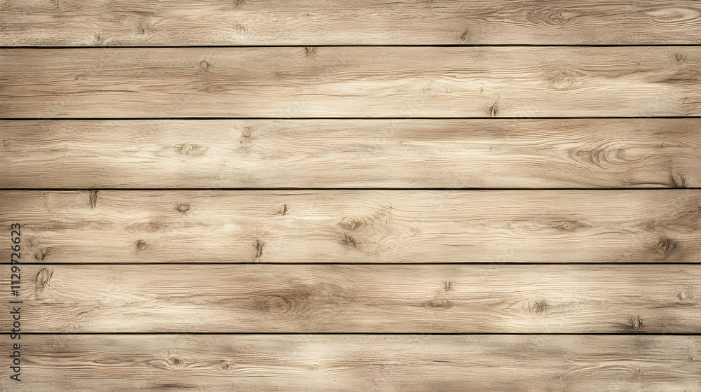 Fototapeta premium Light brown wood plank texture background.