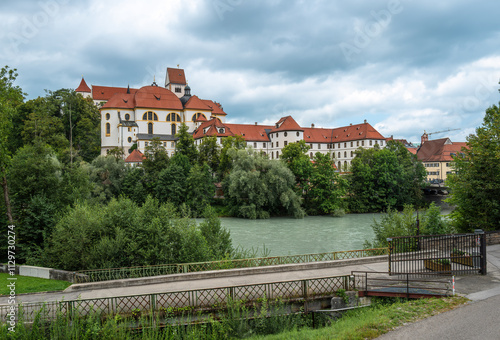 The Fussen Town Museum, housed in part of the former St. Mang Monastery. It shows exhibitions on the history of the city, the monastery and lute and violin making