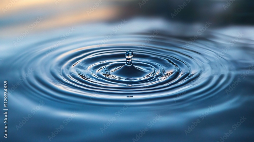 Gentle Rippling Water with Soft Ripples on Calm Surface Gentle Rippling Water with Soft Ripples on Calm Surface