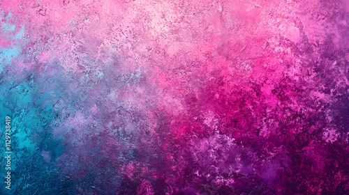 Abstract Textured Background in Vivid Pink and Blue Hues