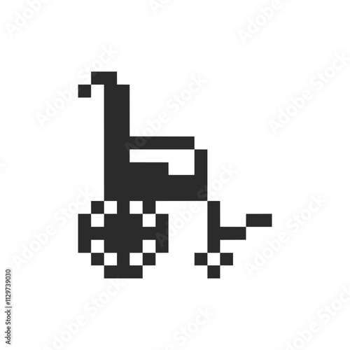 wheelchair care tool pixel art