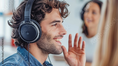 Active Listening: Paying full attention to the speaker, suspending judgment, and responding with respect, fostering trust and rapport in the conversation.
 photo