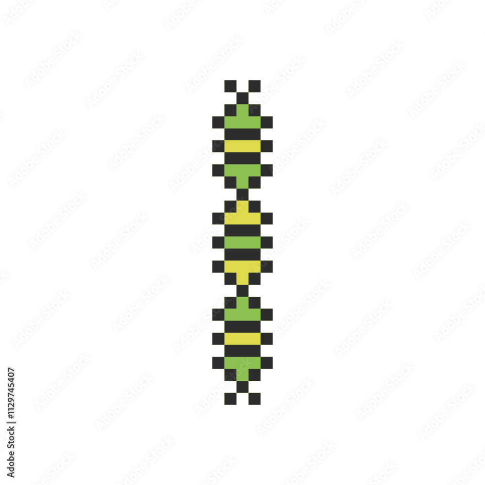 dna genetic symbol pixel art dna genetic symbol pixel art