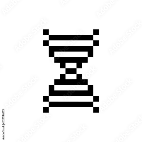 dna genetic symbol pixel art