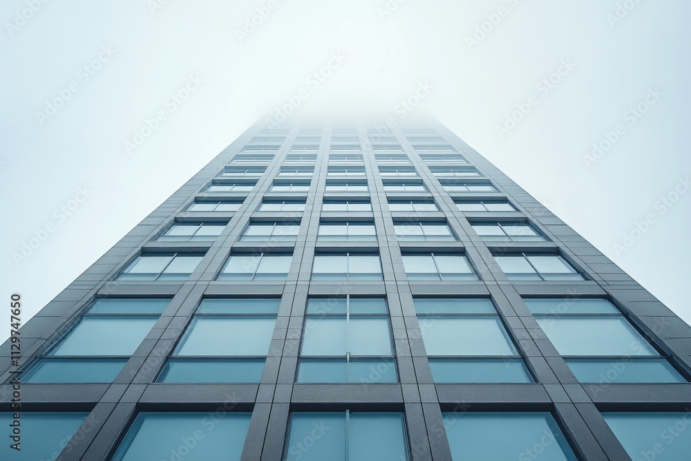 Modern Skyscraper Reaching for the Clouds Modern Skyscraper Reaching for the Clouds