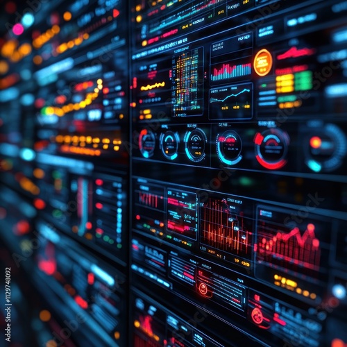 Digital Interface with Colorful Data