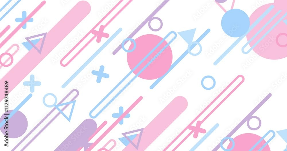 Geometric shape abstract loop animation. Infinity Motion Graphic Shapes loop animation on white background. Geometric shape abstract loop animation. Infinity Motion Graphic Shapes loop animation on white background.