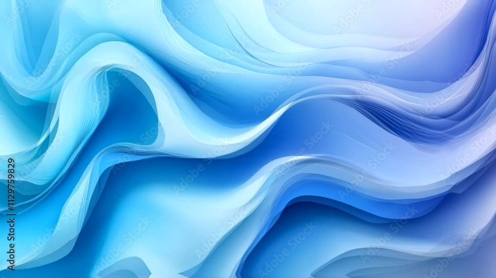Abstract Blue Wave Paper Layers: A Serene, Gradient-Colored Background Abstract Blue Wave Paper Layers: A Serene, Gradient-Colored Background
