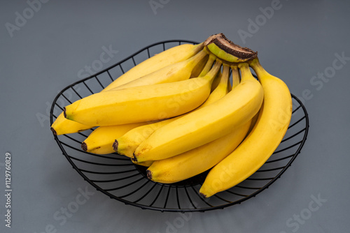 golden tropical fruit banana photo