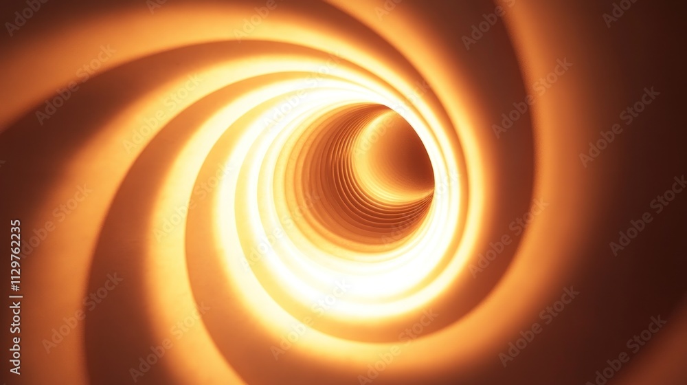 Spiraling circle infinity tunnel, soft lighting, gradient colors, abstract and minimalistic Spiraling circle infinity tunnel, soft lighting, gradient colors, abstract and minimalistic