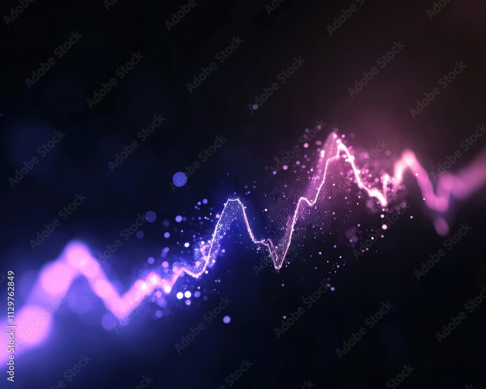 A vibrant visualization of sound waves, showcasing a dynamic spectrum of purple and blue hues against a dark backdrop. A vibrant visualization of sound waves, showcasing a dynamic spectrum of purple and blue hues against a dark backdrop.