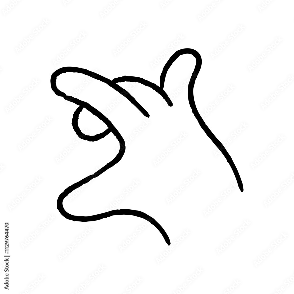 Obraz premium hand icon