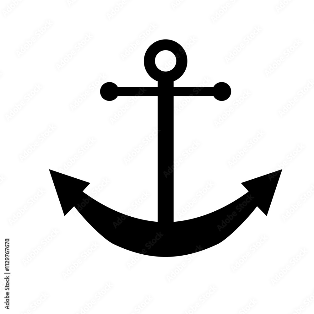 Photography anchor isolated on white background