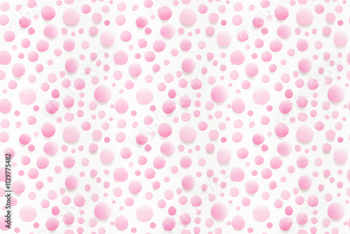 Wallpaper Mural watercolor pink polka dots pattern wallpaper Torontodigital.ca