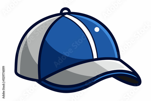 wonderful playing Cap isolated on white background vector illustration